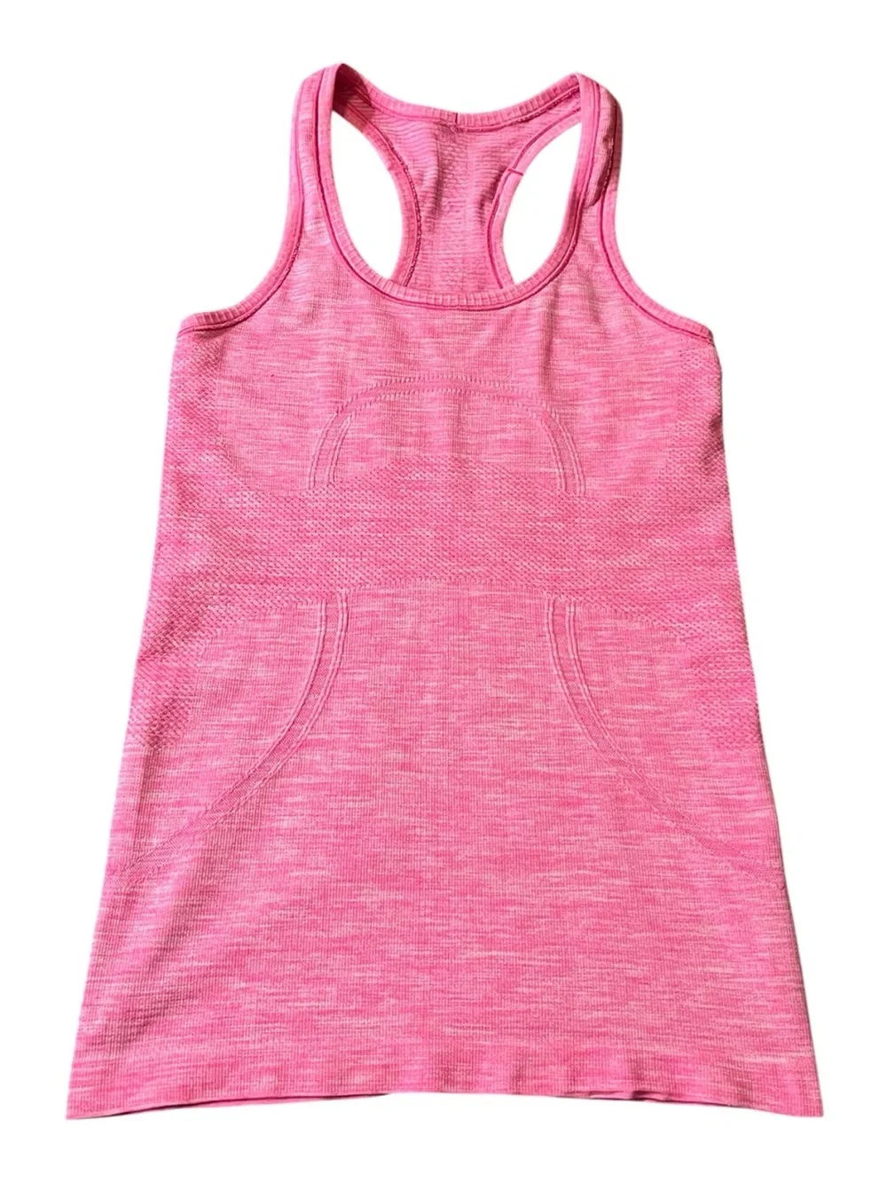 LULULEMON Athletica Pink Racerback Tank Top Size 2